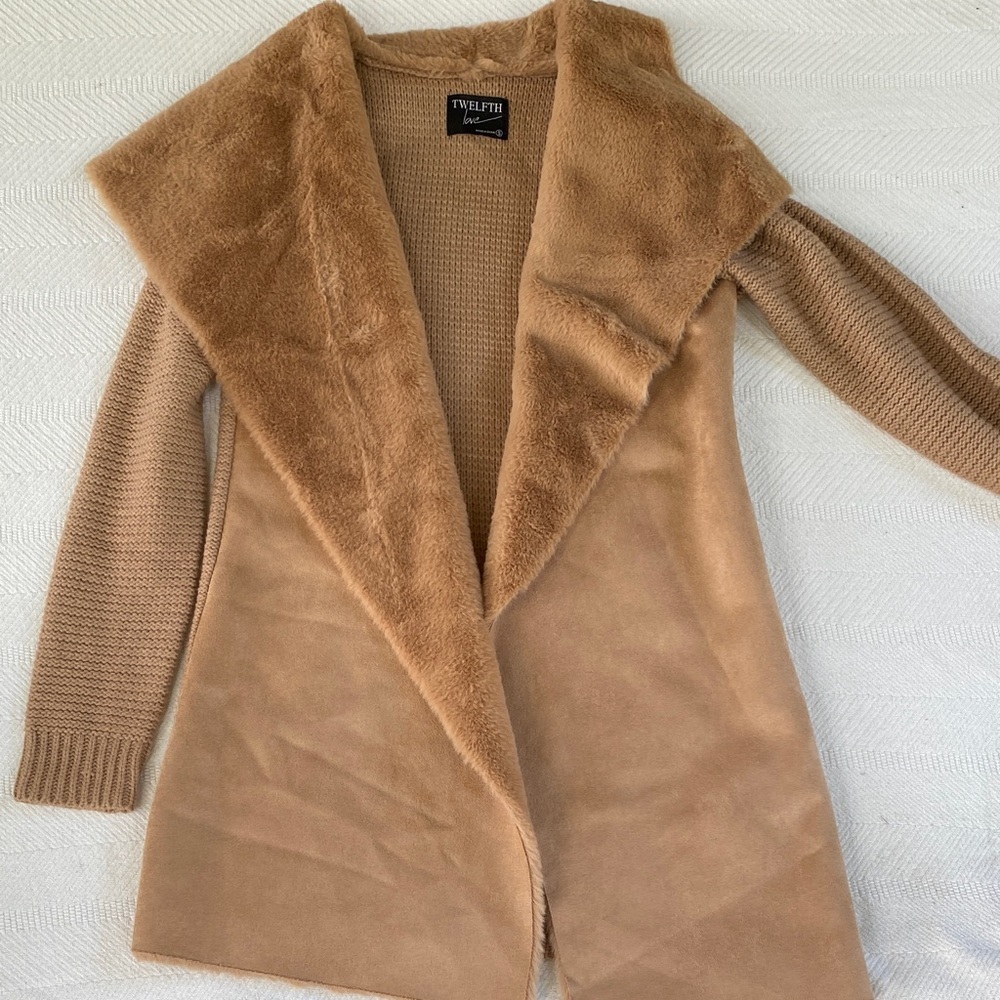 Camel Teddy Coat